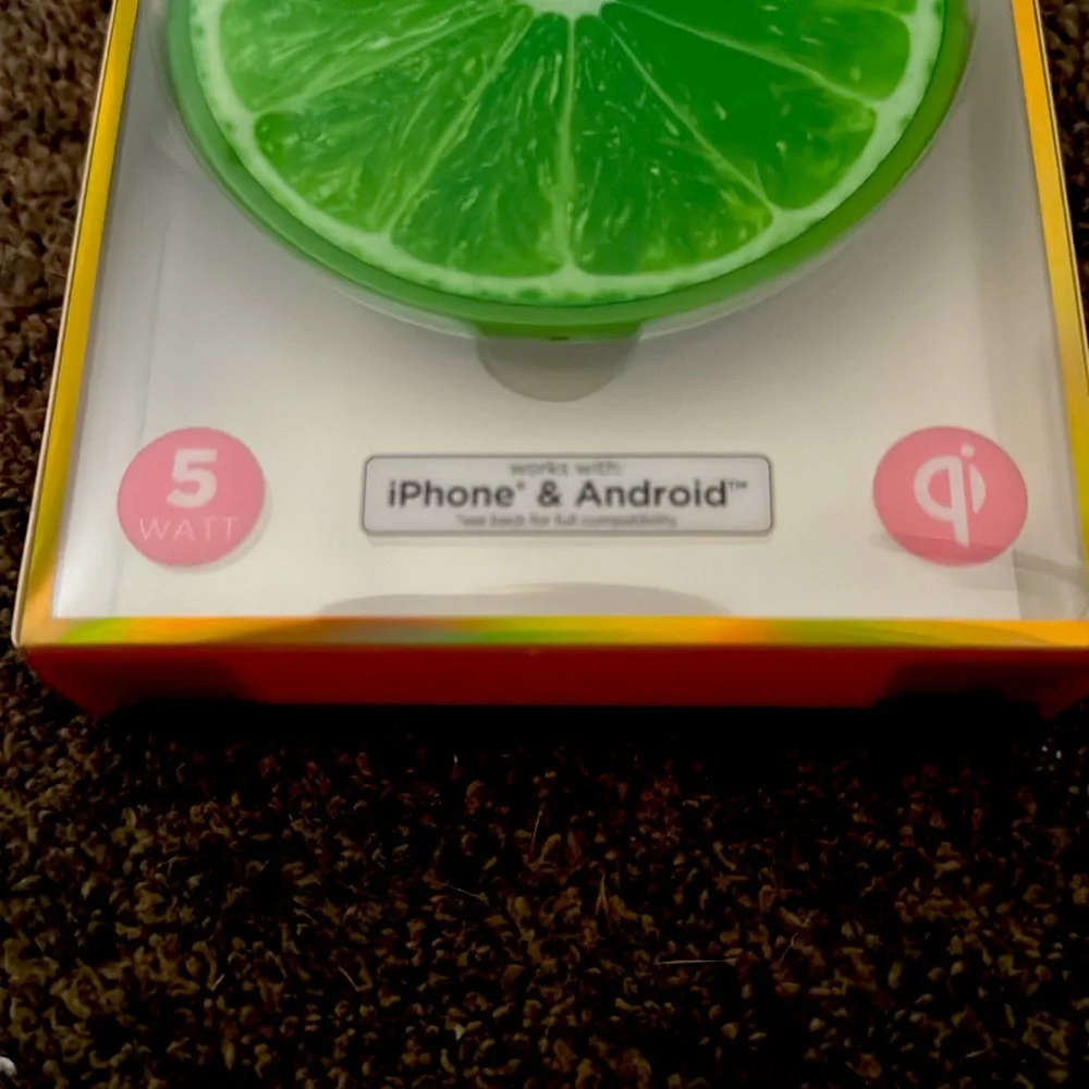 Lime Wireless Charging Pad